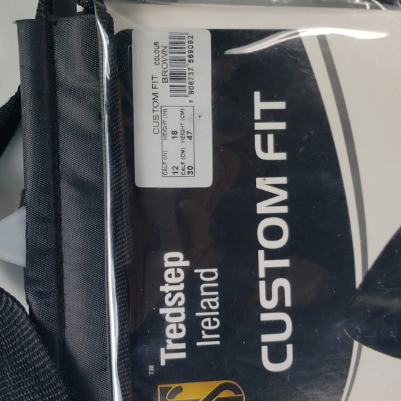 NWT TREDSTEP IRELAND CUSTOM FIT LEATHER HALF CHAPS WOMEN'S CALF 12" HIG… - Picture 12 of 16